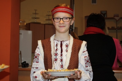 Спільне колядування у церковній світлиці в Ґіжицьку 2014 (5)