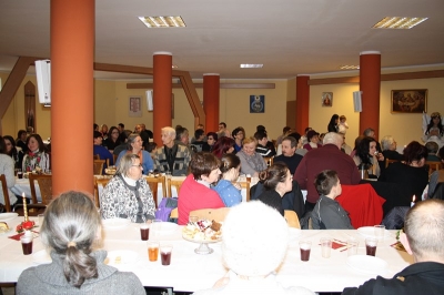 Спільне колядування у церковній світлиці в Ґіжицьку 2014 (3)