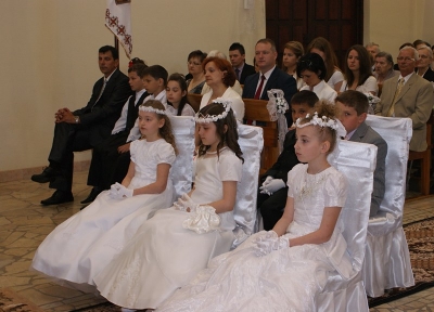 Перша сповідь і урочисте святе причастя у Видмінах 2013 (11)