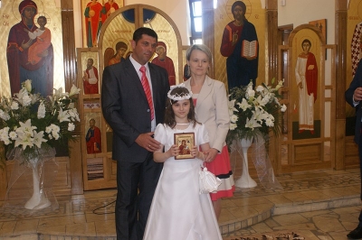 Перша сповідь і урочисте святе причастя у Видмінах 2013